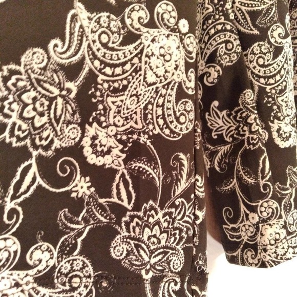 𝅺john Paul Richard Flowy Crop Paisley Pants - Picture 3 of 6